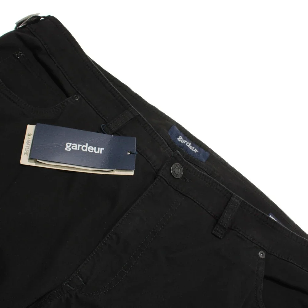 Gardeur NWT 5 Pocket Jean Cut Pants Size 44 US Regular Fit Bill-3 in Black
